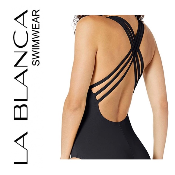 La Blanca Tummy Control Swimsuit - Picture 1 of 10